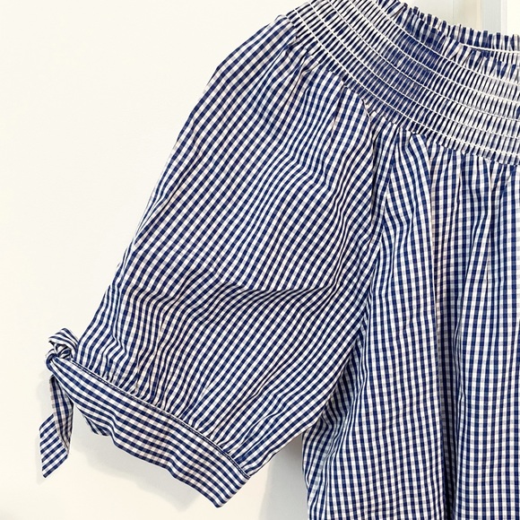 Navy and White Striped Top Size Medium - Picture 3 of 5